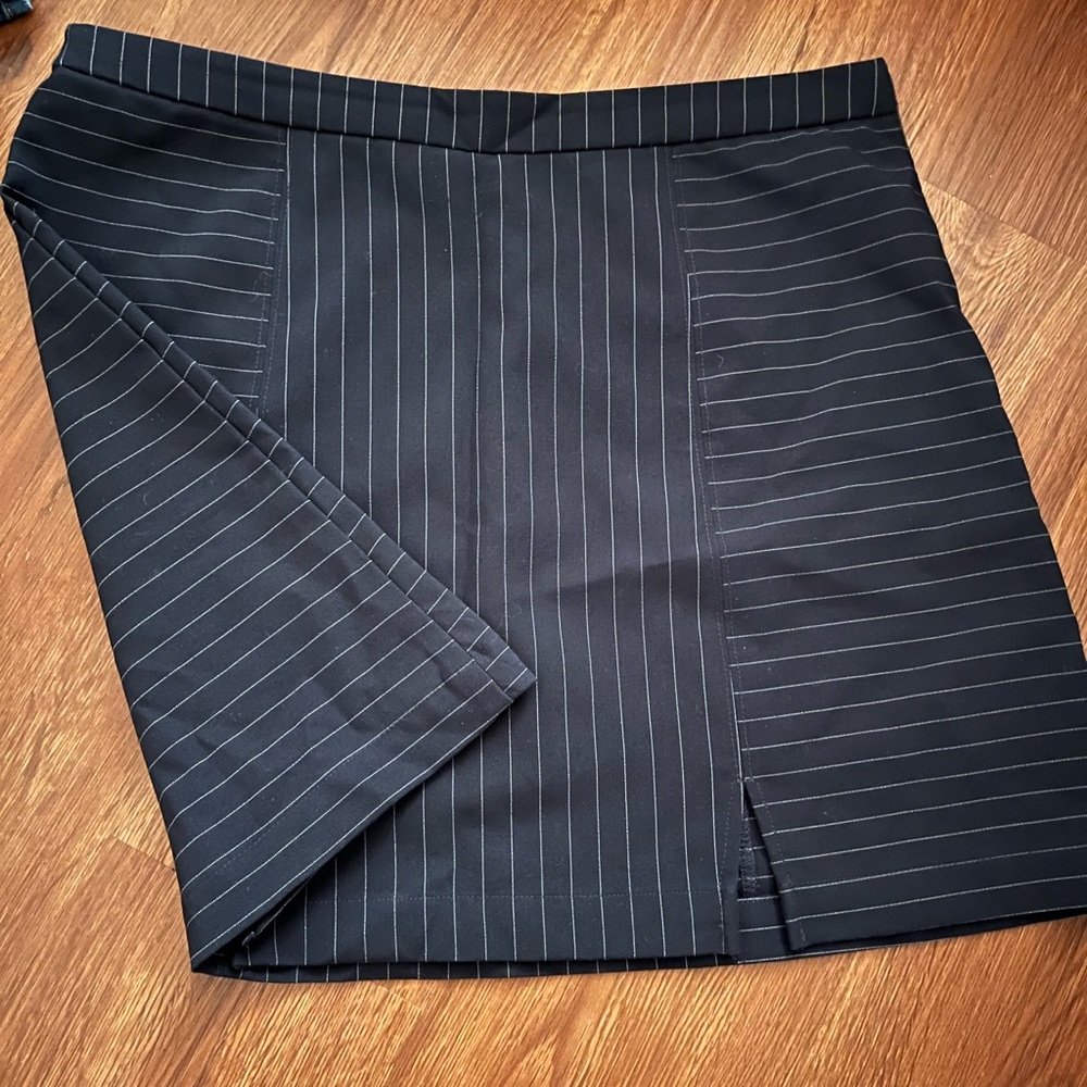 Striped Mini Skirt Medium